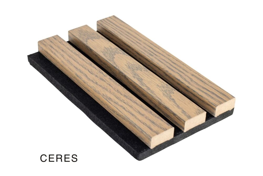 Zeus Interior Ceres premium acoustic wood panel sample