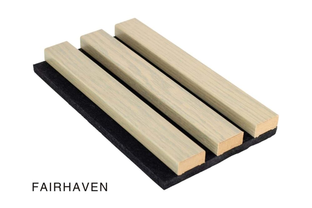 Zeus Interior Fairhaven premium acoustic wood panel sample