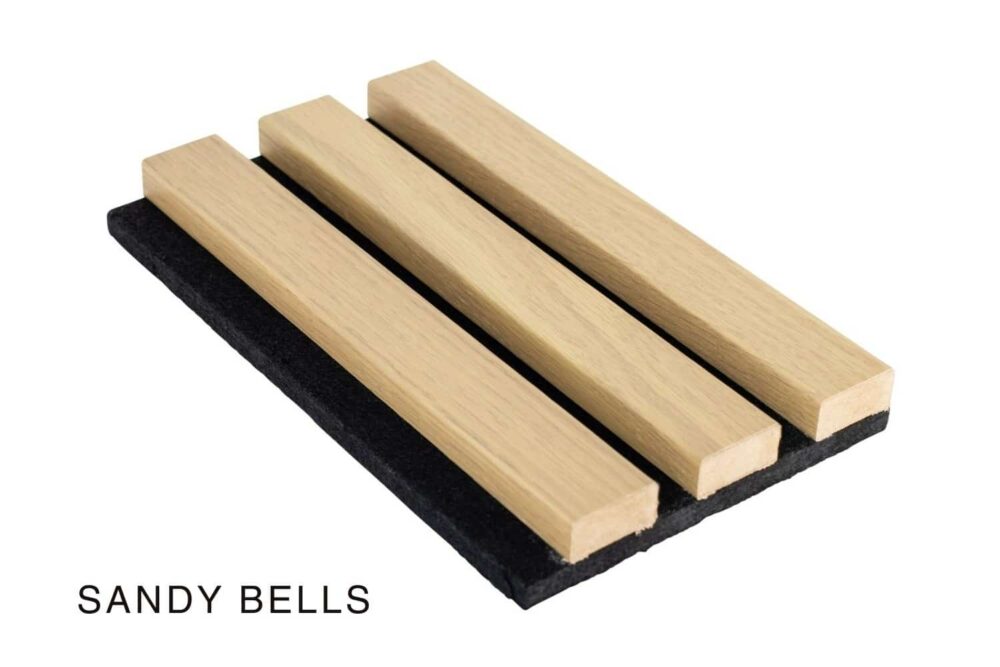 Zeus Interior Sandy Bells premium acoustic wood panel sample